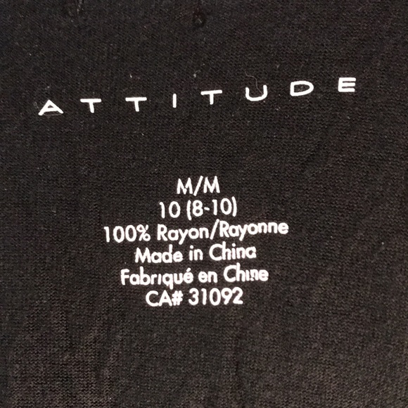 Attitude Jersey knit short sleeve top with glass beading - Picture 3 of 5